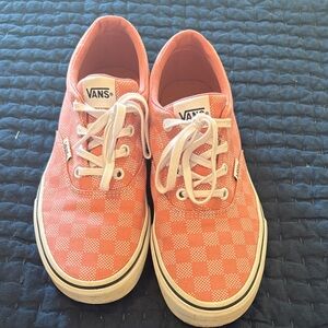 Vans Women’s Checkerboard Low-Top Sneakers - Rosette Pink